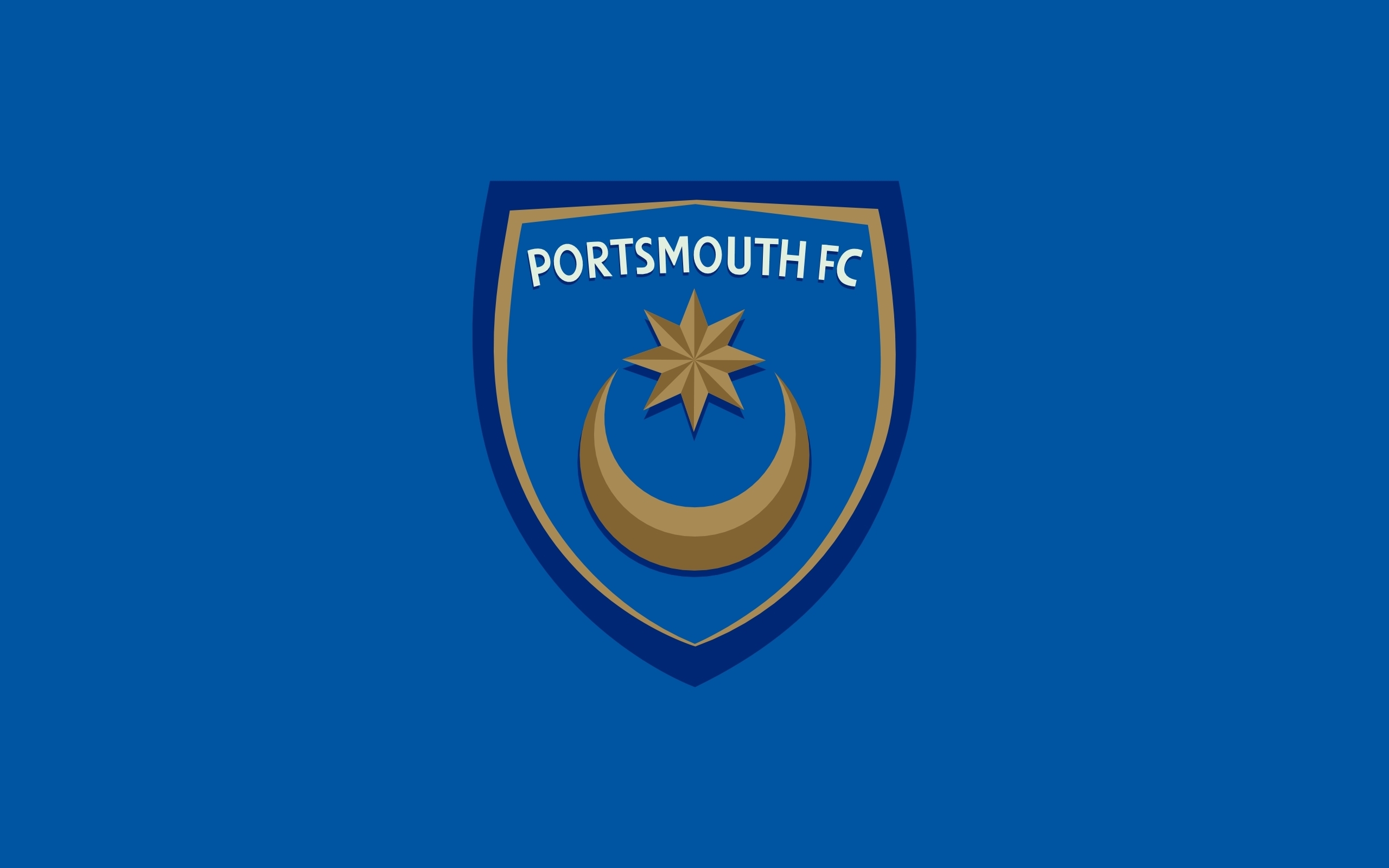 Portsmouth FC New Primary logo t shirt iron on transfers